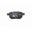Jeu de 4 plaquettes de frein arrière HELLA 8DB 355 014-991 - Visuel 3