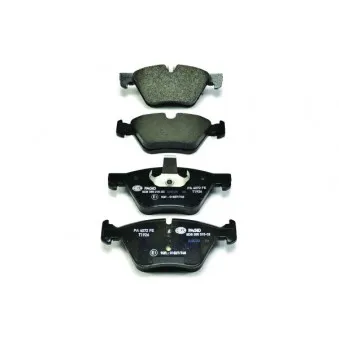 Jeu de 4 plaquettes de frein avant HELLA 8DB 355 015-031