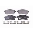 Jeu de 4 plaquettes de frein avant HELLA 8DB 355 015-231 - Visuel 1