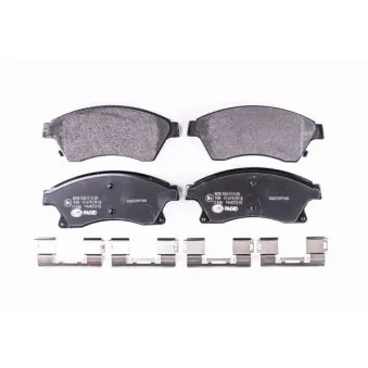 Jeu de 4 plaquettes de frein avant HELLA 8DB 355 015-231