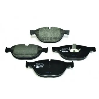 Jeu de 4 plaquettes de frein avant HELLA 8DB 355 015-251