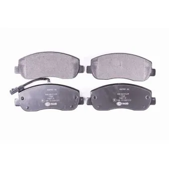 Jeu de 4 plaquettes de frein avant HELLA 8DB 355 015-291