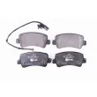 Jeu de 4 plaquettes de frein arrière HELLA 8DB 355 015-301 - Visuel 1