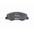 Jeu de 4 plaquettes de frein arrière HELLA 8DB 355 015-311 - Visuel 3