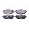 Jeu de 4 plaquettes de frein arrière HELLA 8DB 355 015-371 - Visuel 1