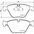 Jeu de 4 plaquettes de frein avant HELLA 8DB 355 015-391 - Visuel 2