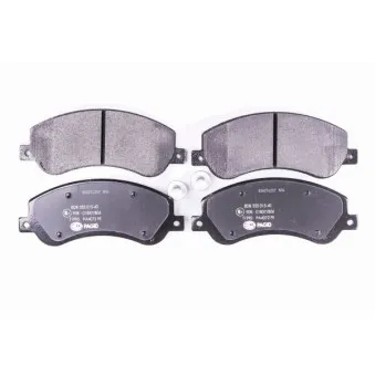 Jeu de 4 plaquettes de frein avant HELLA 8DB 355 015-401