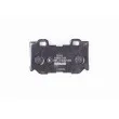 Jeu de 4 plaquettes de frein arrière HELLA 8DB 355 015-421 - Visuel 3