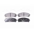Jeu de 4 plaquettes de frein avant HELLA 8DB 355 015-461 - Visuel 1
