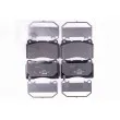 Jeu de 4 plaquettes de frein avant HELLA 8DB 355 015-481 - Visuel 1
