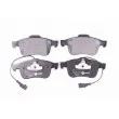 Jeu de 4 plaquettes de frein avant HELLA 8DB 355 015-531 - Visuel 1