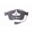 Jeu de 4 plaquettes de frein avant HELLA 8DB 355 015-531 - Visuel 3