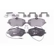 Jeu de 4 plaquettes de frein avant HELLA 8DB 355 015-621 - Visuel 1