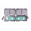 Jeu de 4 plaquettes de frein avant HELLA 8DB 355 015-681 - Visuel 1