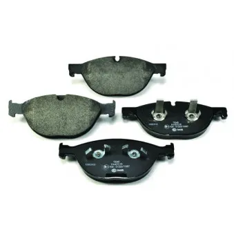 Jeu de 4 plaquettes de frein avant HELLA 8DB 355 015-701