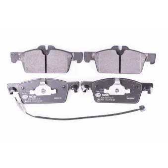 Jeu de 4 plaquettes de frein avant HELLA 8DB 355 015-711