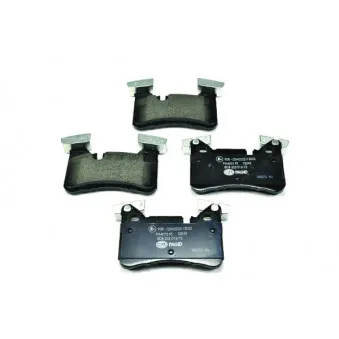 Jeu de 4 plaquettes de frein arrière HELLA 8DB 355 015-721