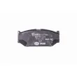 Jeu de 4 plaquettes de frein avant HELLA 8DB 355 015-751 - Visuel 3