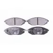Jeu de 4 plaquettes de frein avant HELLA 8DB 355 015-771 - Visuel 1