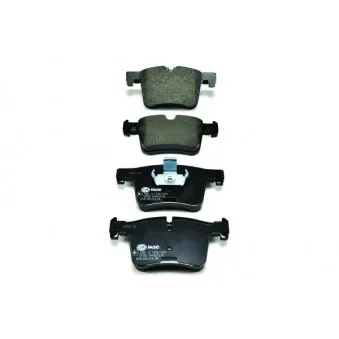 Jeu de 4 plaquettes de frein avant HELLA 8DB 355 015-781