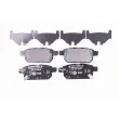 Jeu de 4 plaquettes de frein arrière HELLA 8DB 355 015-871 - Visuel 1