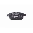 Jeu de 4 plaquettes de frein arrière HELLA 8DB 355 015-871 - Visuel 3