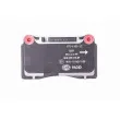 Jeu de 4 plaquettes de frein avant HELLA 8DB 355 015-891 - Visuel 3