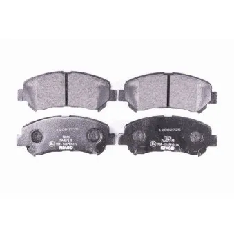 Jeu de 4 plaquettes de frein avant HELLA 8DB 355 015-911