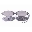 Jeu de 4 plaquettes de frein avant HELLA 8DB 355 015-921 - Visuel 1