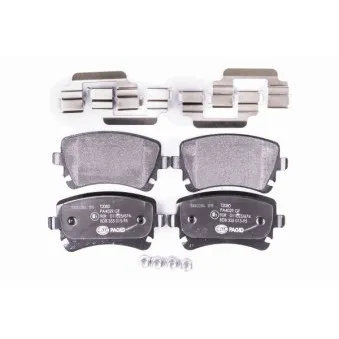Jeu de 4 plaquettes de frein arrière HELLA 8DB 355 015-951