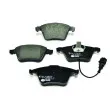 Jeu de 4 plaquettes de frein avant HELLA 8DB 355 015-971 - Visuel 1