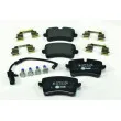 Jeu de 4 plaquettes de frein arrière HELLA 8DB 355 016-001 - Visuel 1