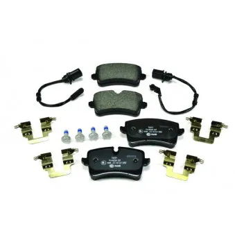 Jeu de 4 plaquettes de frein arrière HELLA 8DB 355 016-011
