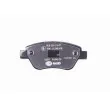 Jeu de 4 plaquettes de frein avant HELLA 8DB 355 016-071 - Visuel 3