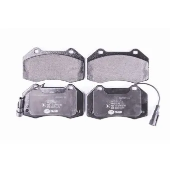 Jeu de 4 plaquettes de frein avant HELLA 8DB 355 016-141