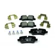 Jeu de 4 plaquettes de frein arrière HELLA 8DB 355 016-181 - Visuel 1
