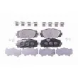 Jeu de 4 plaquettes de frein avant HELLA 8DB 355 016-191 - Visuel 1