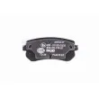Jeu de 4 plaquettes de frein arrière HELLA 8DB 355 016-221 - Visuel 3