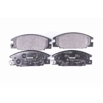 Jeu de 4 plaquettes de frein avant HELLA 8DB 355 016-341