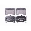 Jeu de 4 plaquettes de frein avant HELLA 8DB 355 016-431 - Visuel 1
