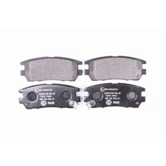 Jeu de 4 plaquettes de frein arrière HELLA 8DB 355 016-471