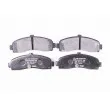 Jeu de 4 plaquettes de frein avant HELLA 8DB 355 016-501 - Visuel 1