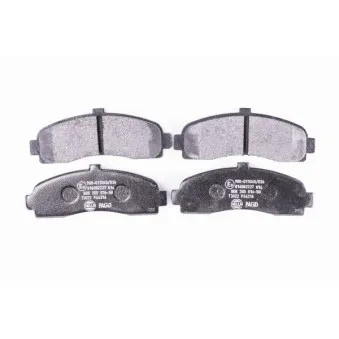 Jeu de 4 plaquettes de frein avant HELLA 8DB 355 016-501