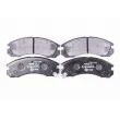 Jeu de 4 plaquettes de frein avant HELLA 8DB 355 016-531 - Visuel 1