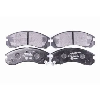 Jeu de 4 plaquettes de frein avant HELLA 8DB 355 016-531
