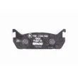 Jeu de 4 plaquettes de frein arrière HELLA 8DB 355 016-601 - Visuel 3