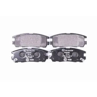 Jeu de 4 plaquettes de frein arrière HELLA 8DB 355 016-621