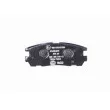 Jeu de 4 plaquettes de frein arrière HELLA 8DB 355 016-621 - Visuel 3