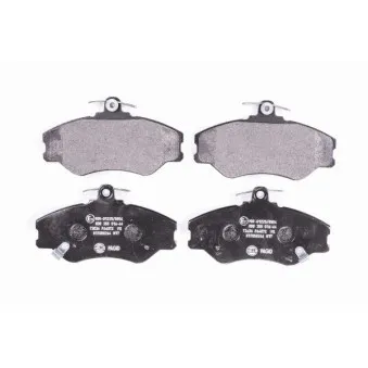 Jeu de 4 plaquettes de frein avant HELLA 8DB 355 016-641
