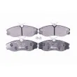 Jeu de 4 plaquettes de frein avant HELLA 8DB 355 016-651 - Visuel 1